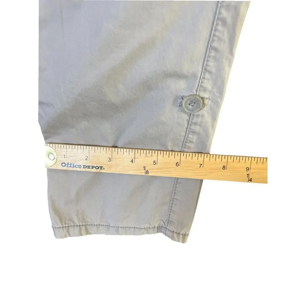Y2K Aeropostale Embroidered Khaki Cargo Pants Jrs Size 7/8‎ 90s Retro Gorpcore